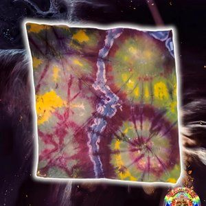 [Hand Dyed] Tie Dye Bandanna